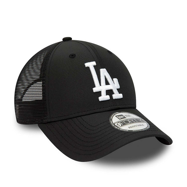 New Era LA Dodgers Home Field Black 9FORTY Trucker Cap - Cap On