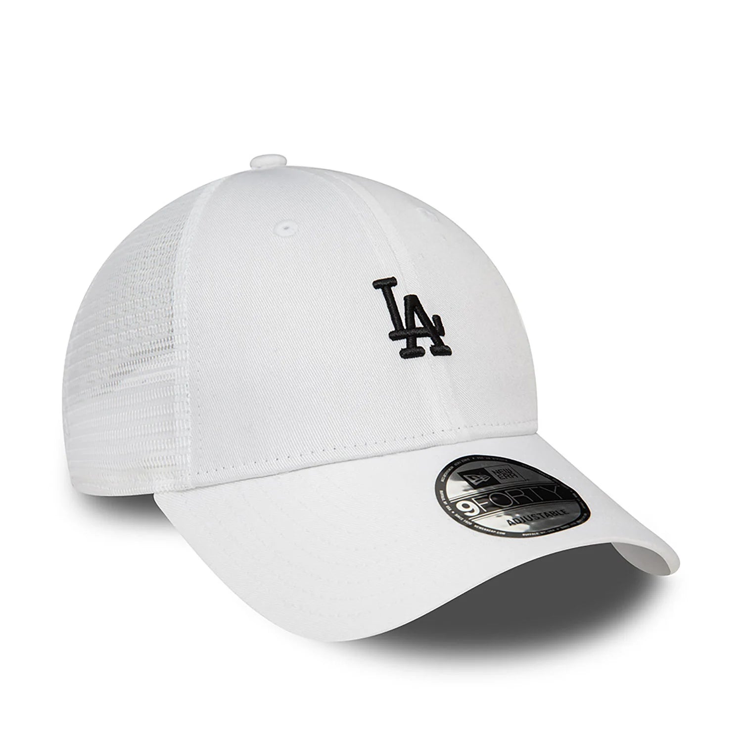 New Era LA Dodgers Home Field White 9FORTY Trucker Cap