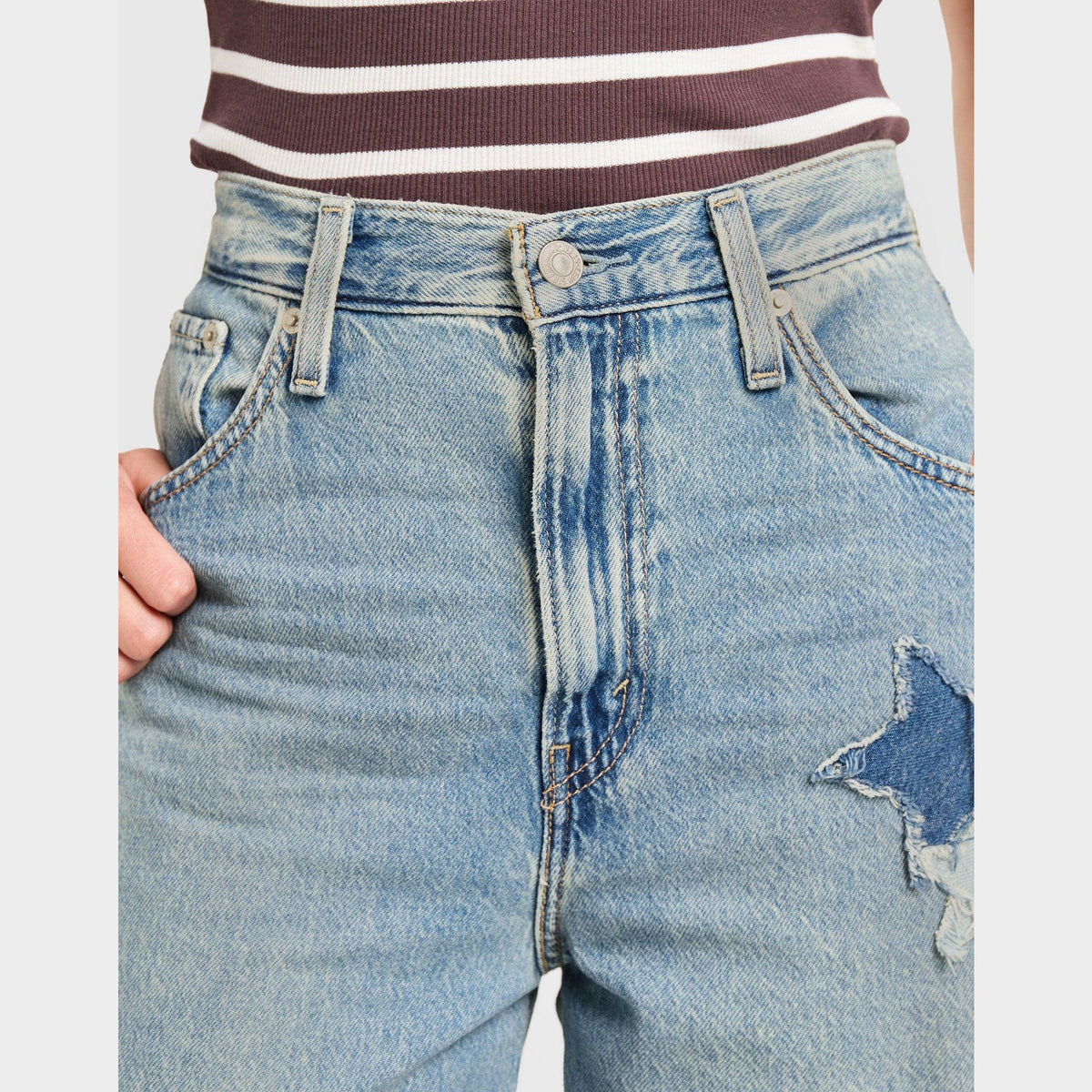 LEVI'S Cinch Baggy Patch Jeans