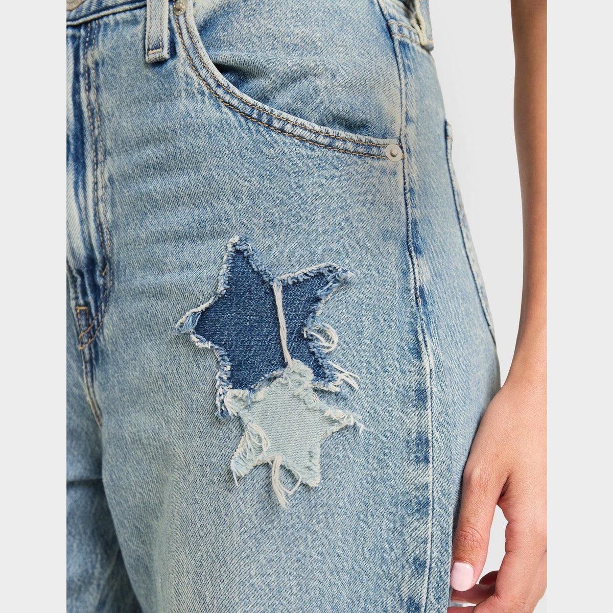LEVI'S Cinch Baggy Patch Jeans