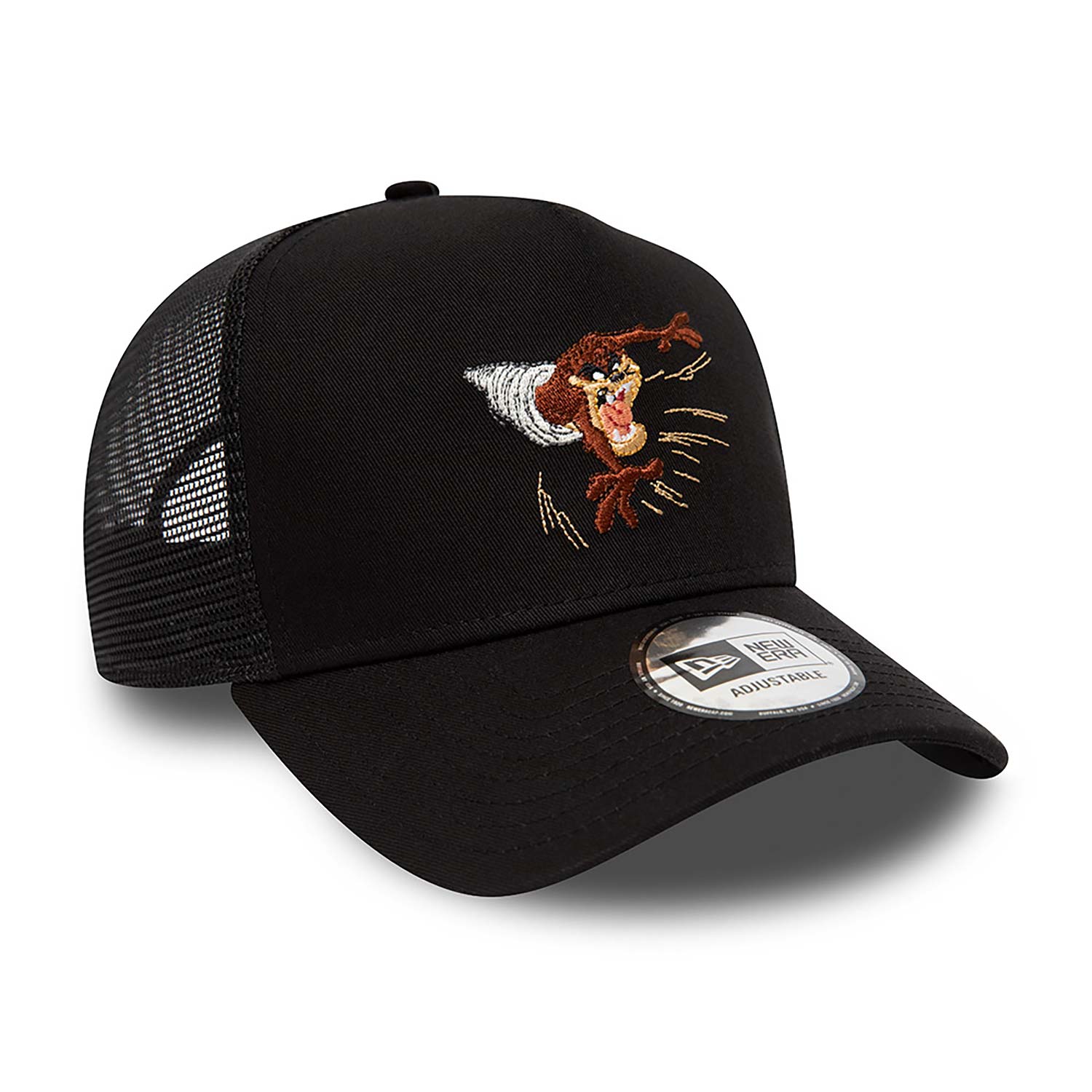 New Era Looney Tunes Taz Black 9FORTY A-Frame Trucker Cap