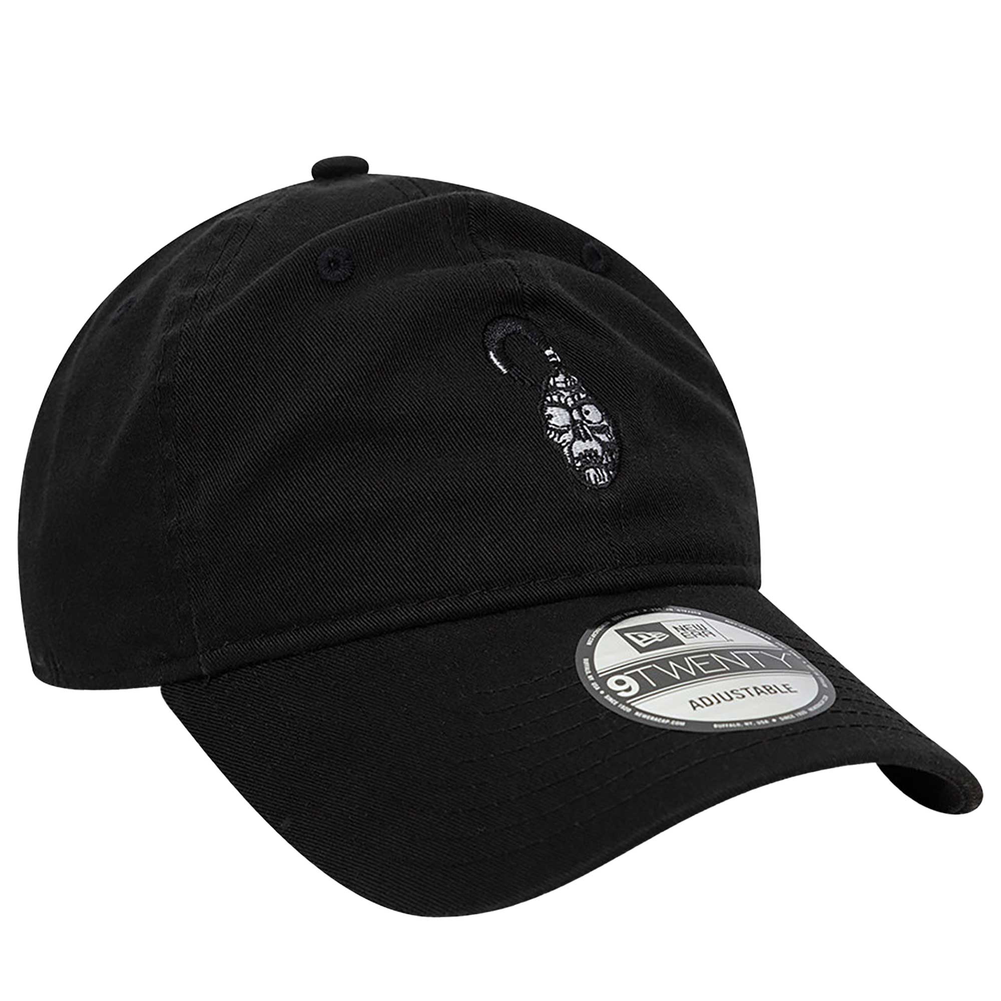 New Era Beetlejuice Shrunken Head 9TWENTY Adjustable Hat - Black