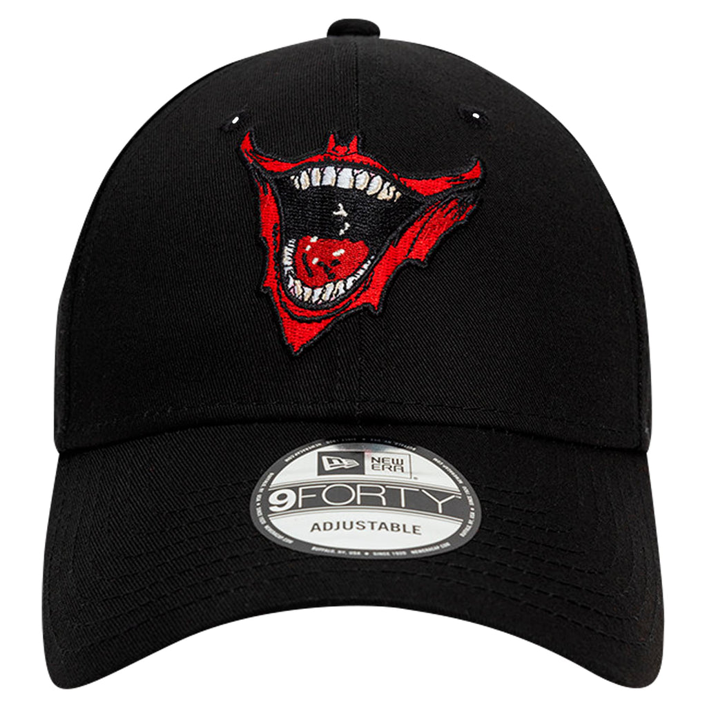 New Era Joker Laughing Smile 9FORTY Adjustable Hat - Black