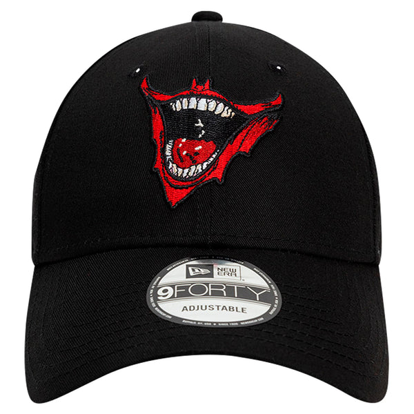 New Era Joker Laughing Smile 9FORTY Adjustable Hat - Black