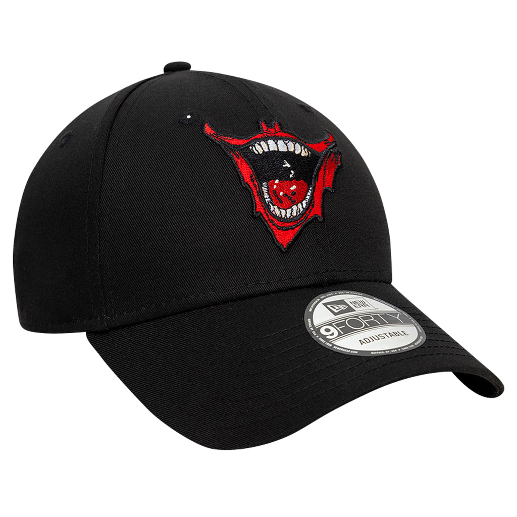 New Era Joker Laughing Smile 9FORTY Adjustable Hat - Black