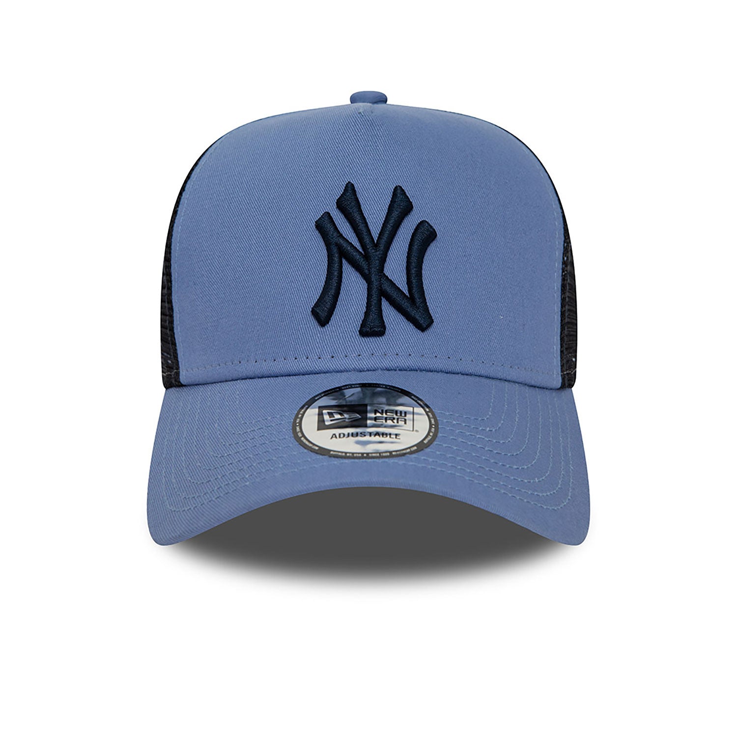 New Era New York Yankees League Essential Blue Trucker Cap