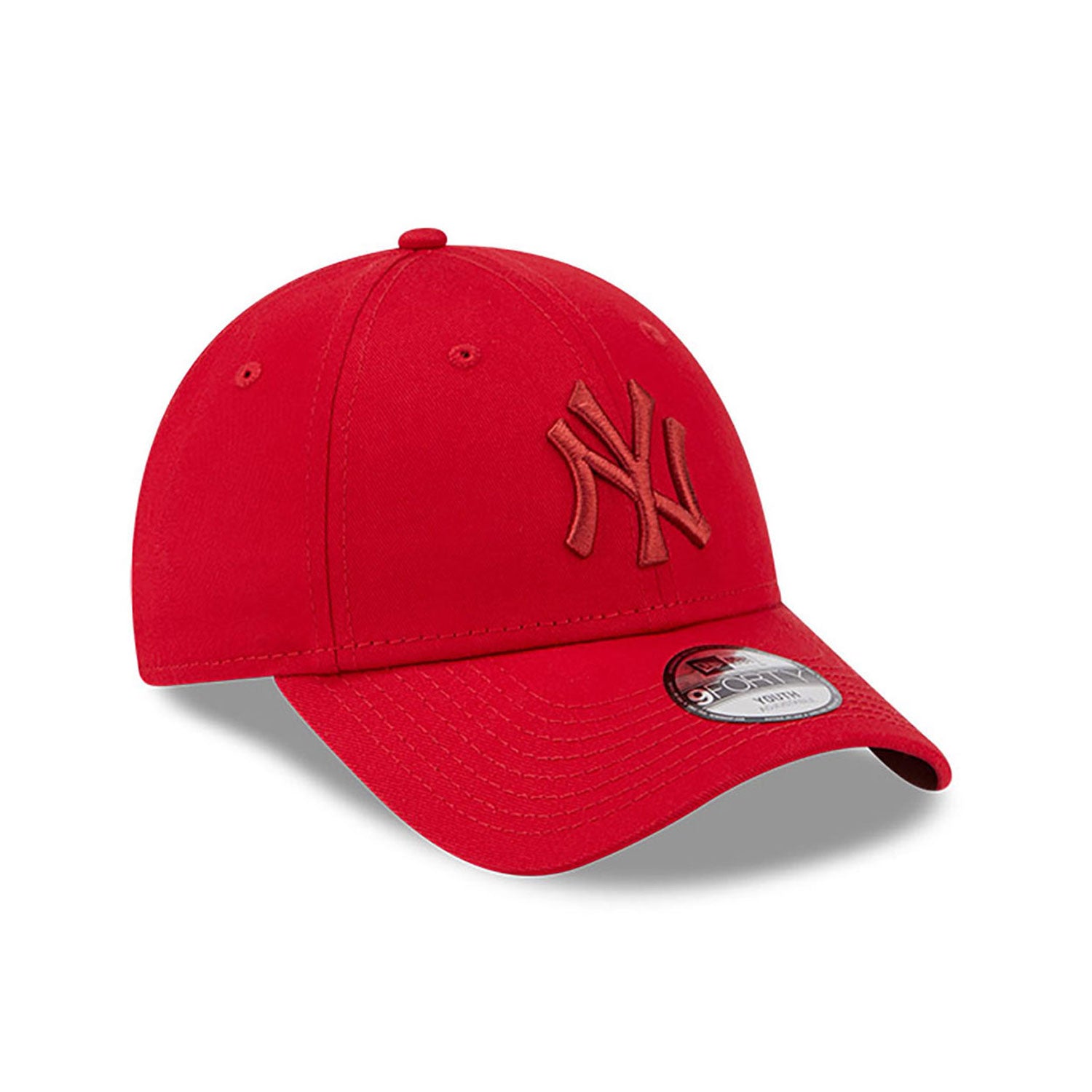 New Era New York Yankees League Essential Youth Red 9FORTY Adjustable Cap (Youth)