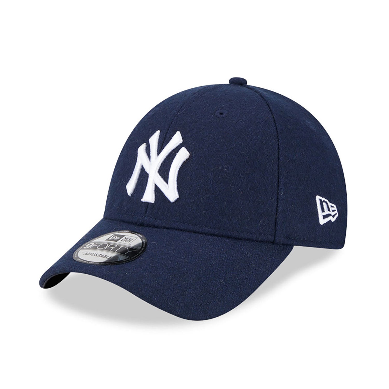 New Era New York Yankees Melton Wool Navy 9FORTY Adjustable Cap