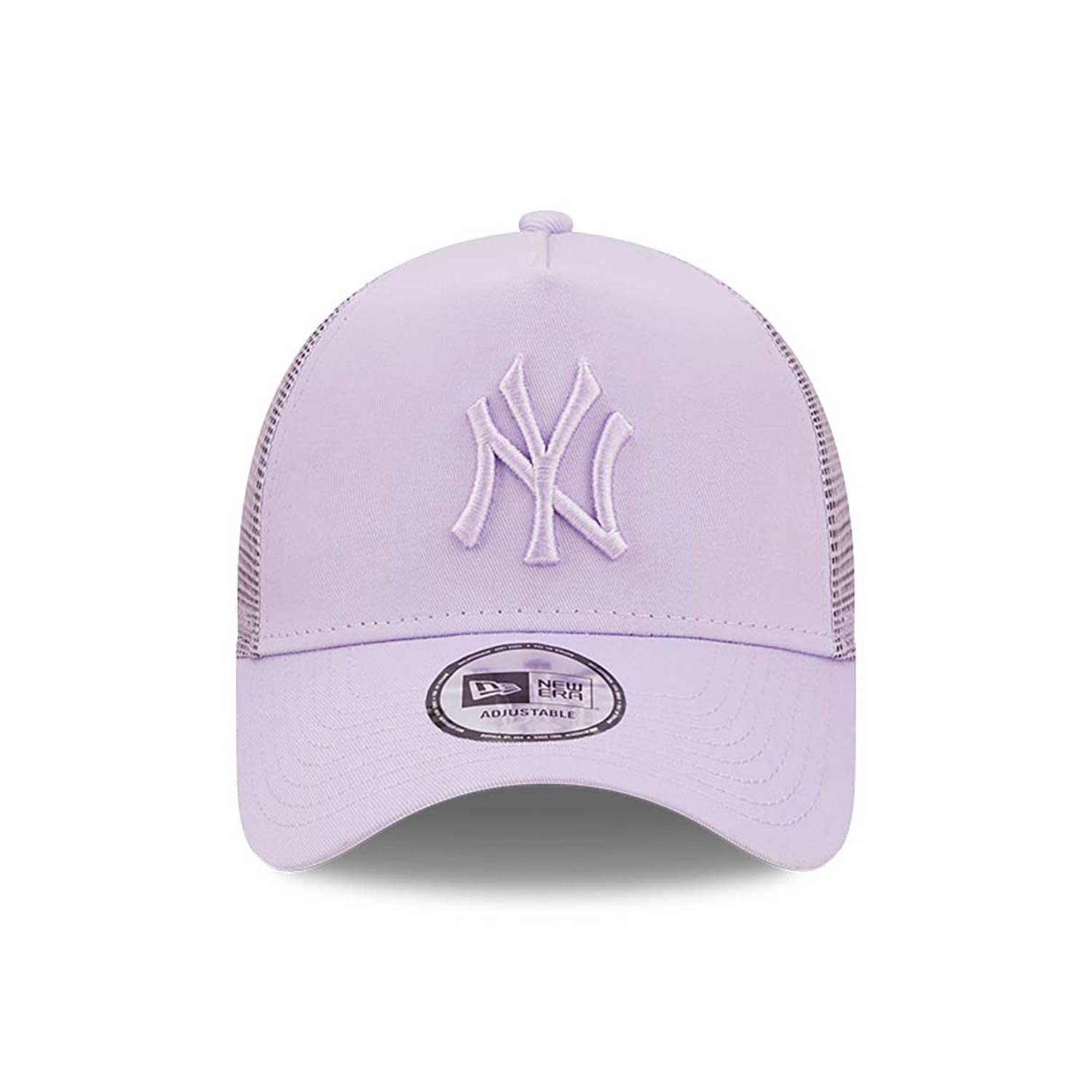 New Era New York Yankees Tonal Mesh Purple A-Frame Trucker Cap - Cap On