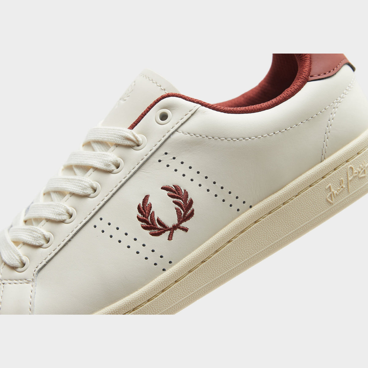 Off White Fred Perry B721 Leather