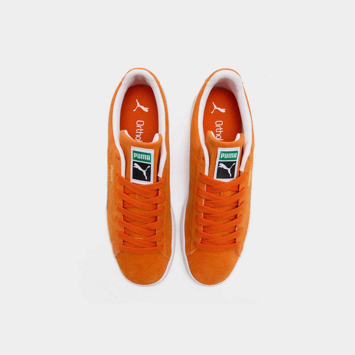 Orange PUMA Suede Classic