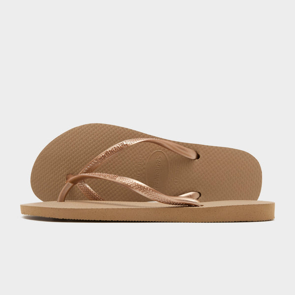 Pink Havaianas Slim Flip Flops Women's