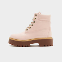 Pink Timberland Stone Street 6 Inch Boots Women's