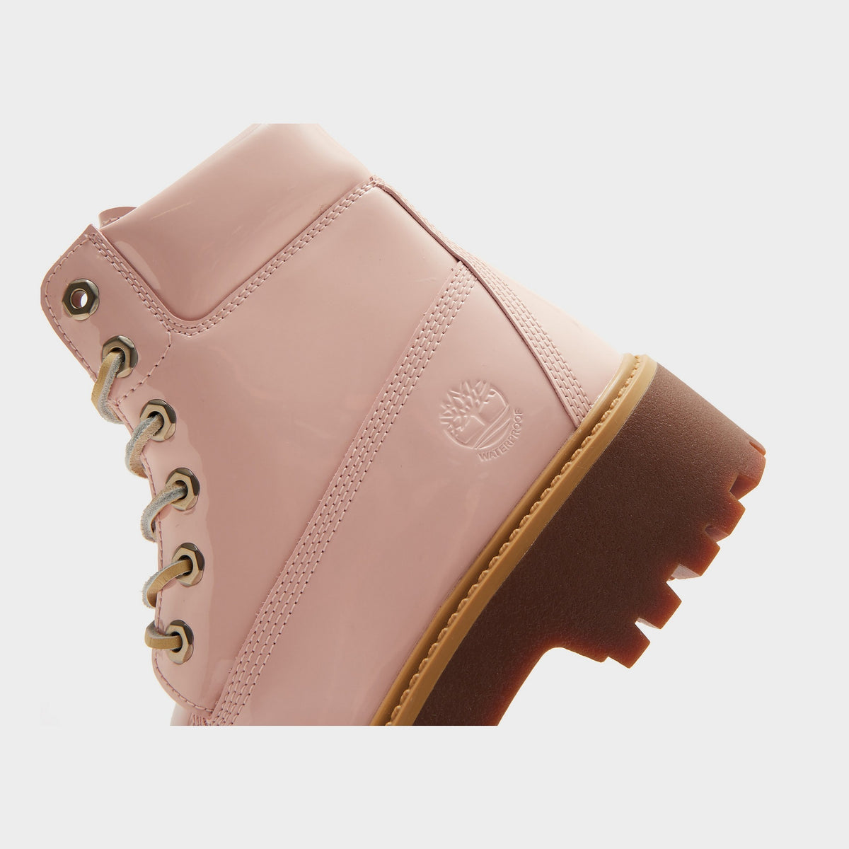Pink Timberland Stone Street 6 Inch Boots Women's