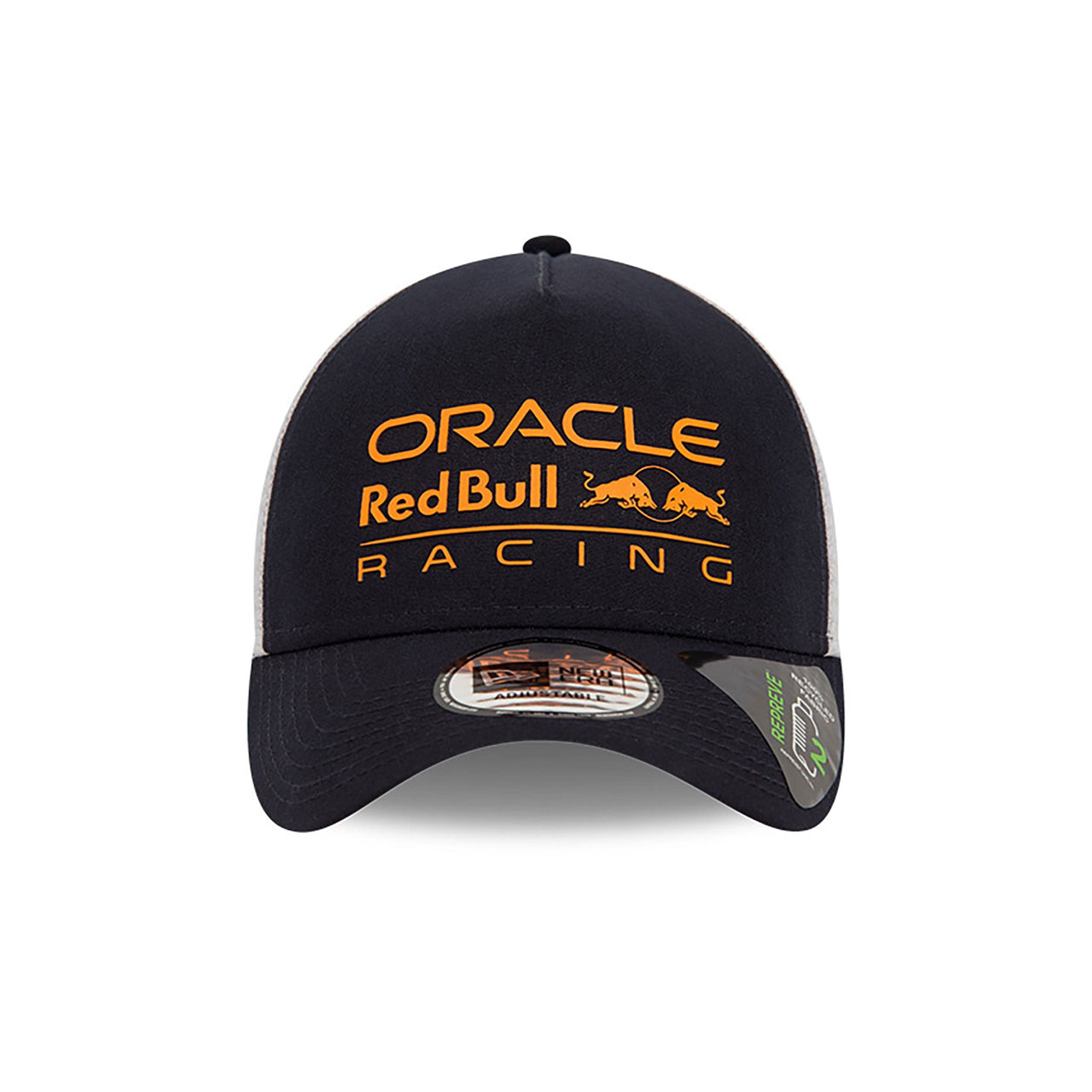 Red Bull Racing Repreve Navy 9FORTY Adjustable E-Frame Trucker Cap - Cap On