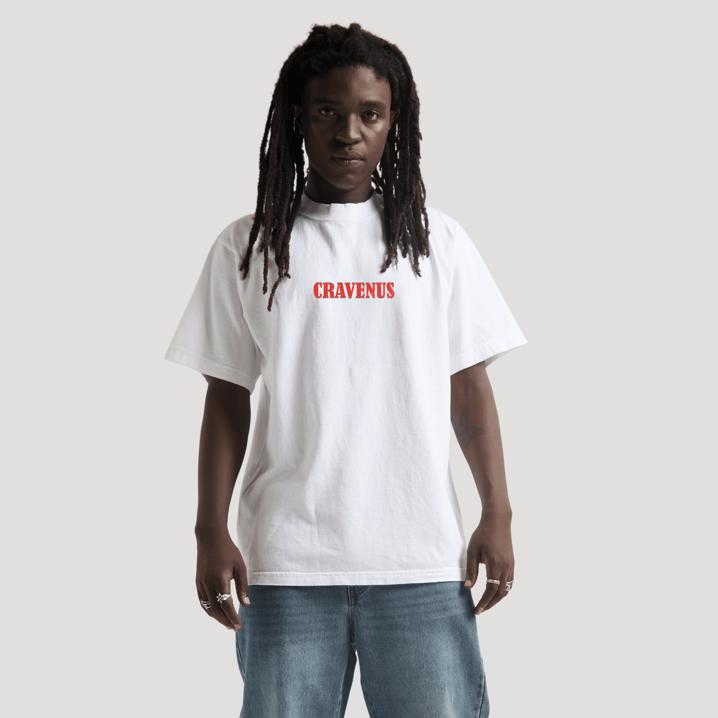 Cravenus "Garage Dreams" Max Heavyweight Garment-Dyed Tee - Cap On