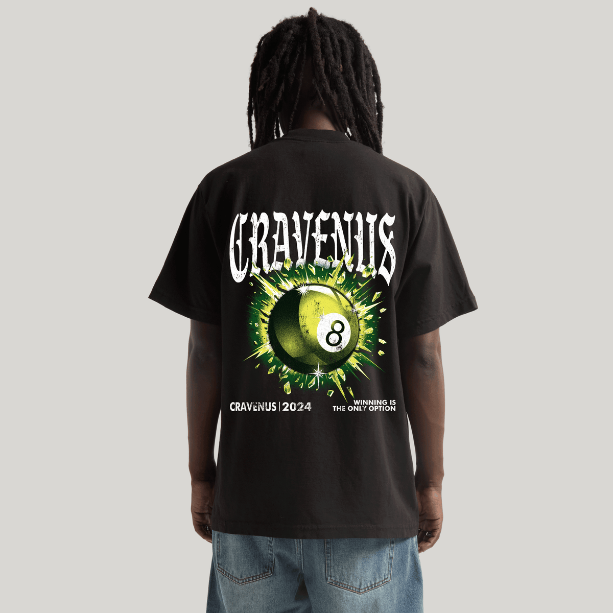 Cravenus "Winning Only" Max Heavyweight Garment-Dyed Tee - Cap On