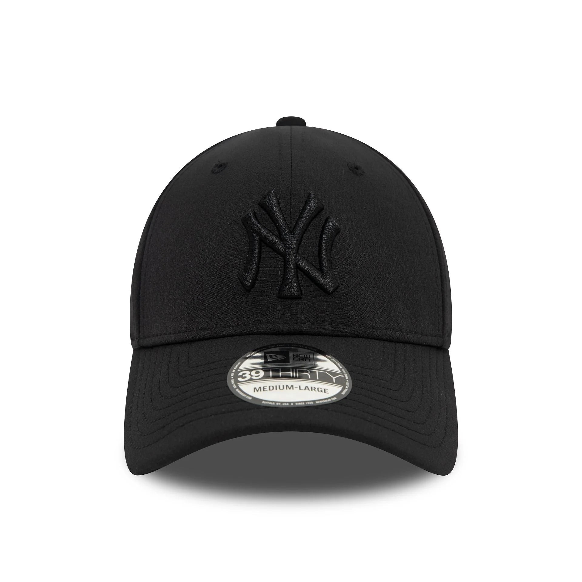 New Era New York Yankees Stretch Nylon Black 39THIRTY Stretch Fit Cap - Cap On