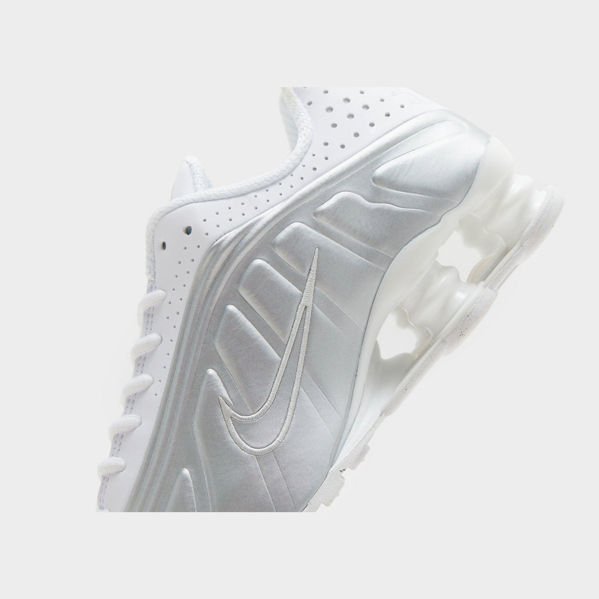 Silver Nike Shox R4 Women's