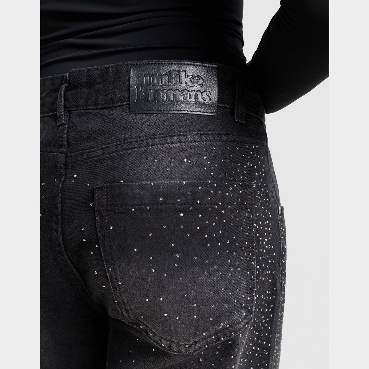 Unlike Humans Diamante Jeans