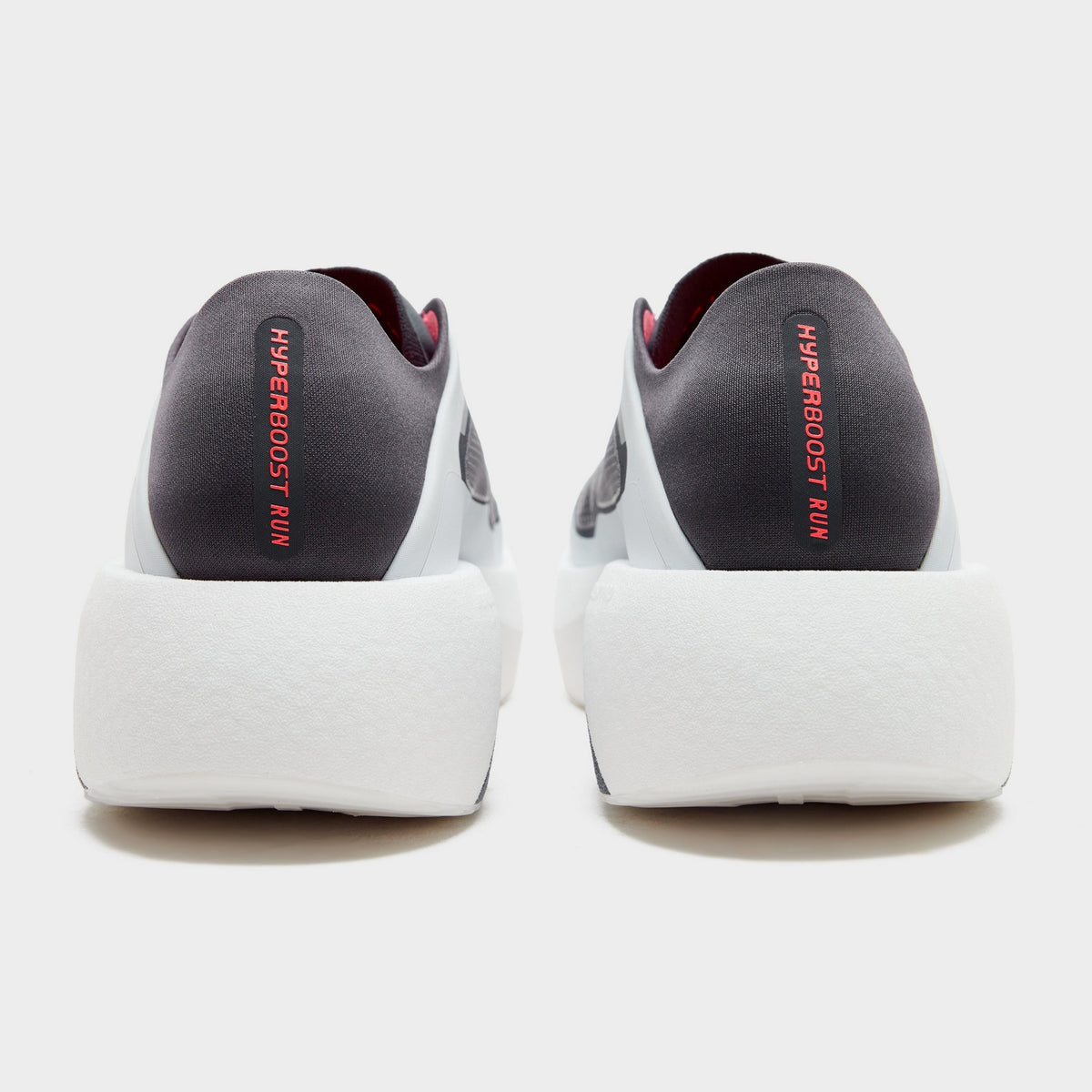 White adidas Hyperboost Run