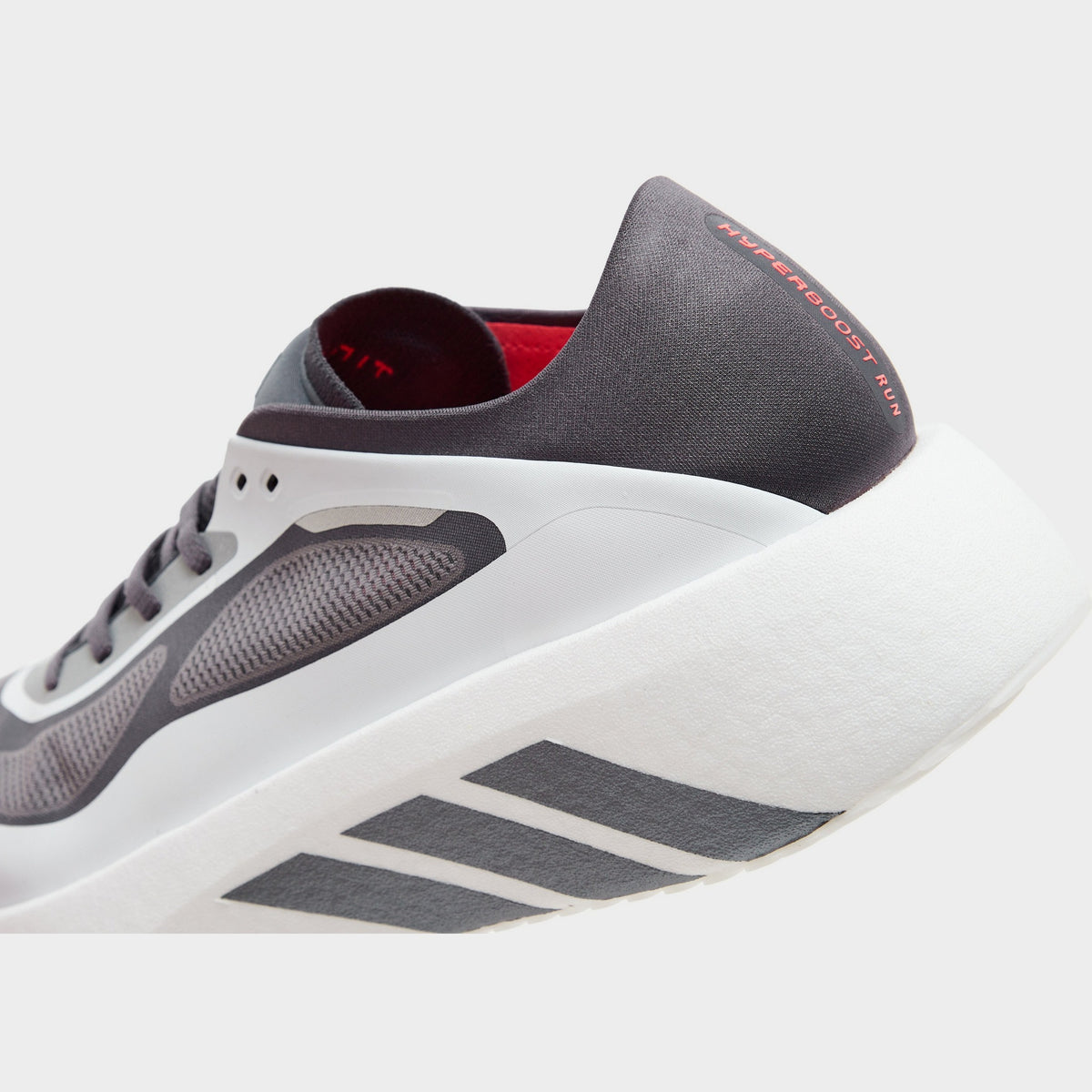 White adidas Hyperboost Run