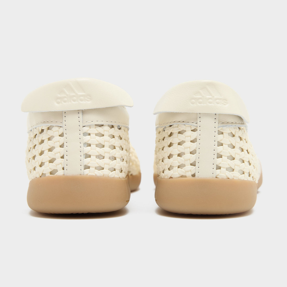 White adidas Originals Taekwondo Mei Ballet Basketweave Women's