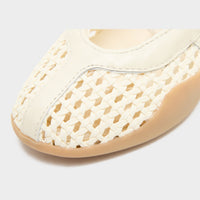 White adidas Originals Taekwondo Mei Ballet Basketweave Women's