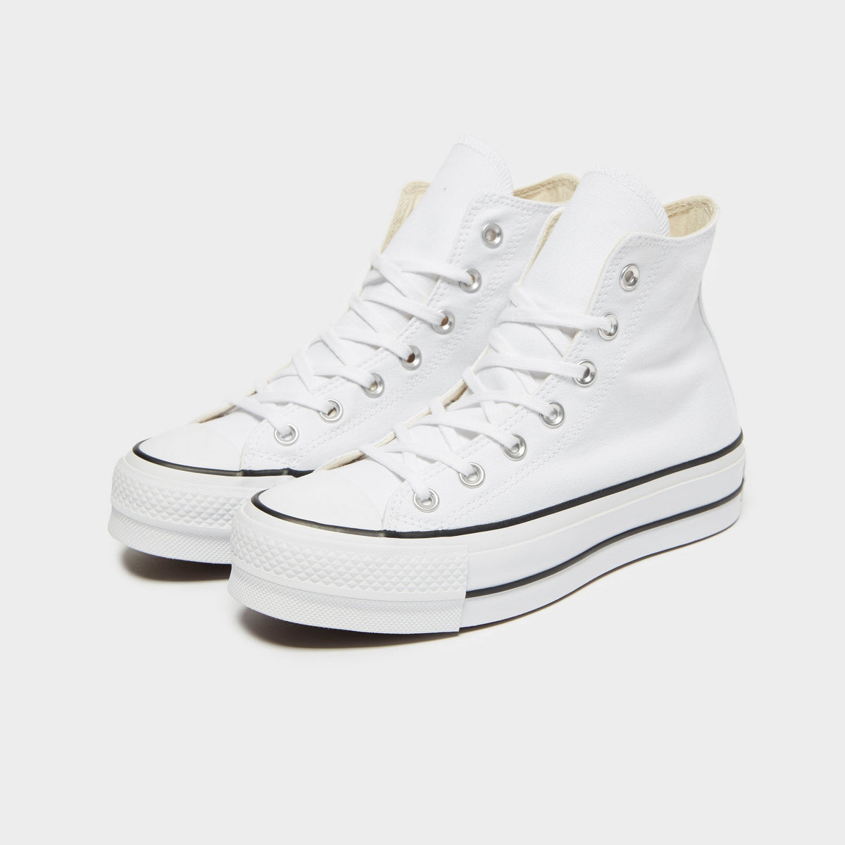 White Converse All Star Lift High Platform Women's