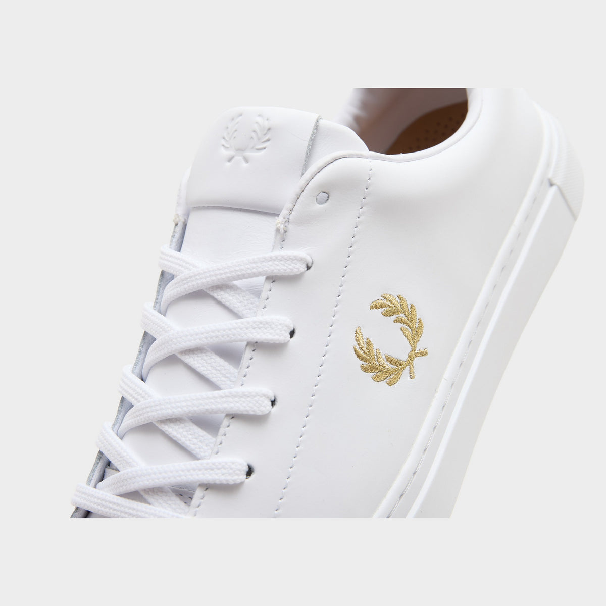White Fred Perry B71 Leather
