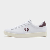 White Fred Perry Spencer Leather