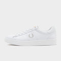 White Fred Perry Spencer Leather