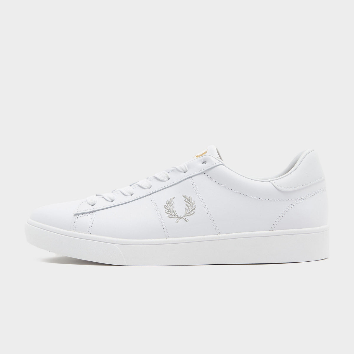 White Fred Perry Spencer Leather