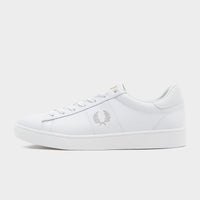 White Fred Perry Spencer Leather