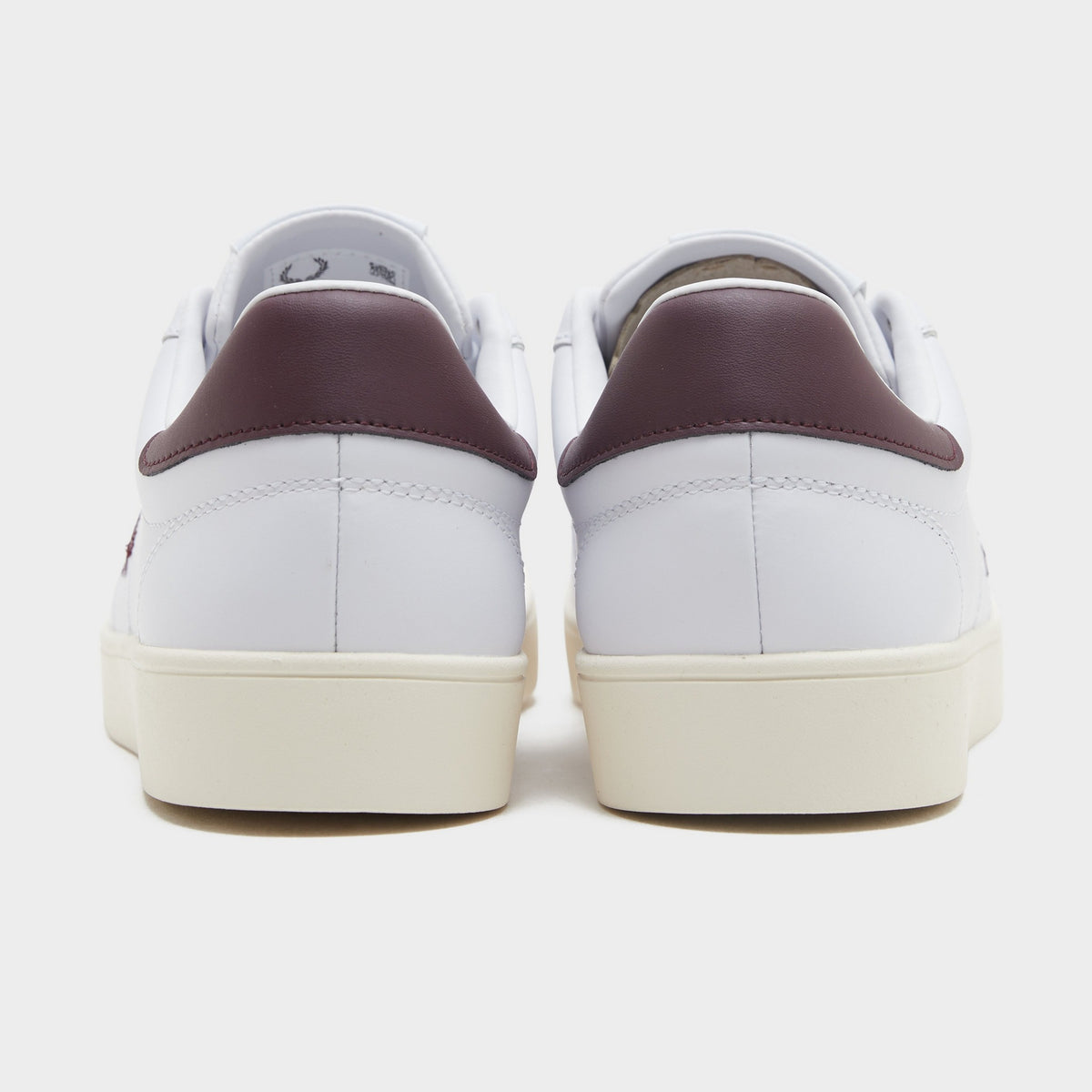 White Fred Perry Spencer Leather
