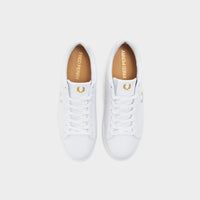 White Fred Perry Spencer Leather