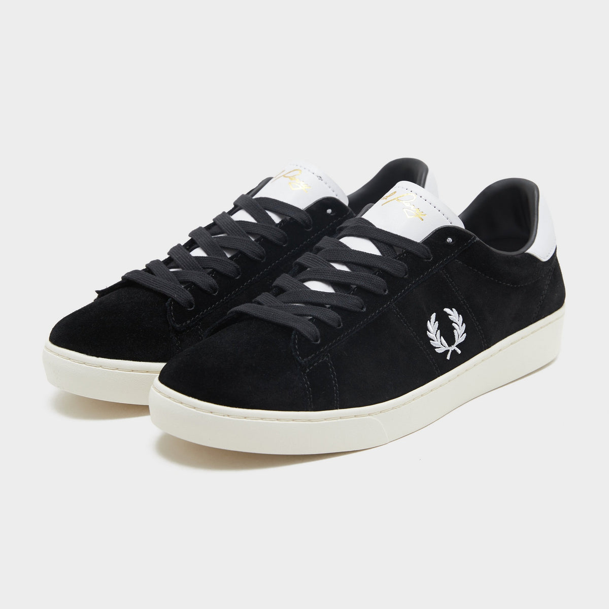 White Fred Perry Spencer Suede