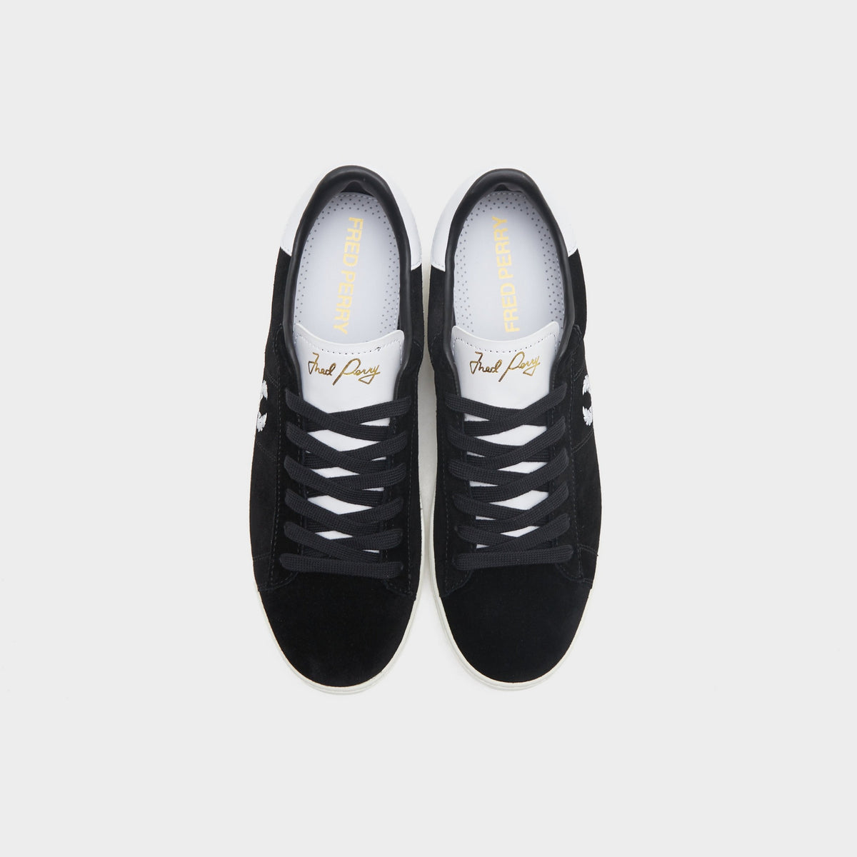 White Fred Perry Spencer Suede