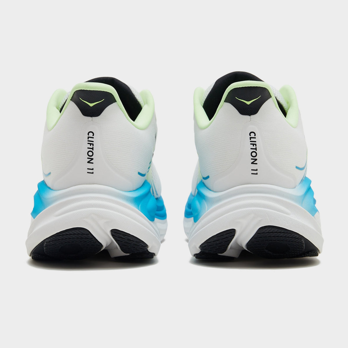 White HOKA Clifton 11