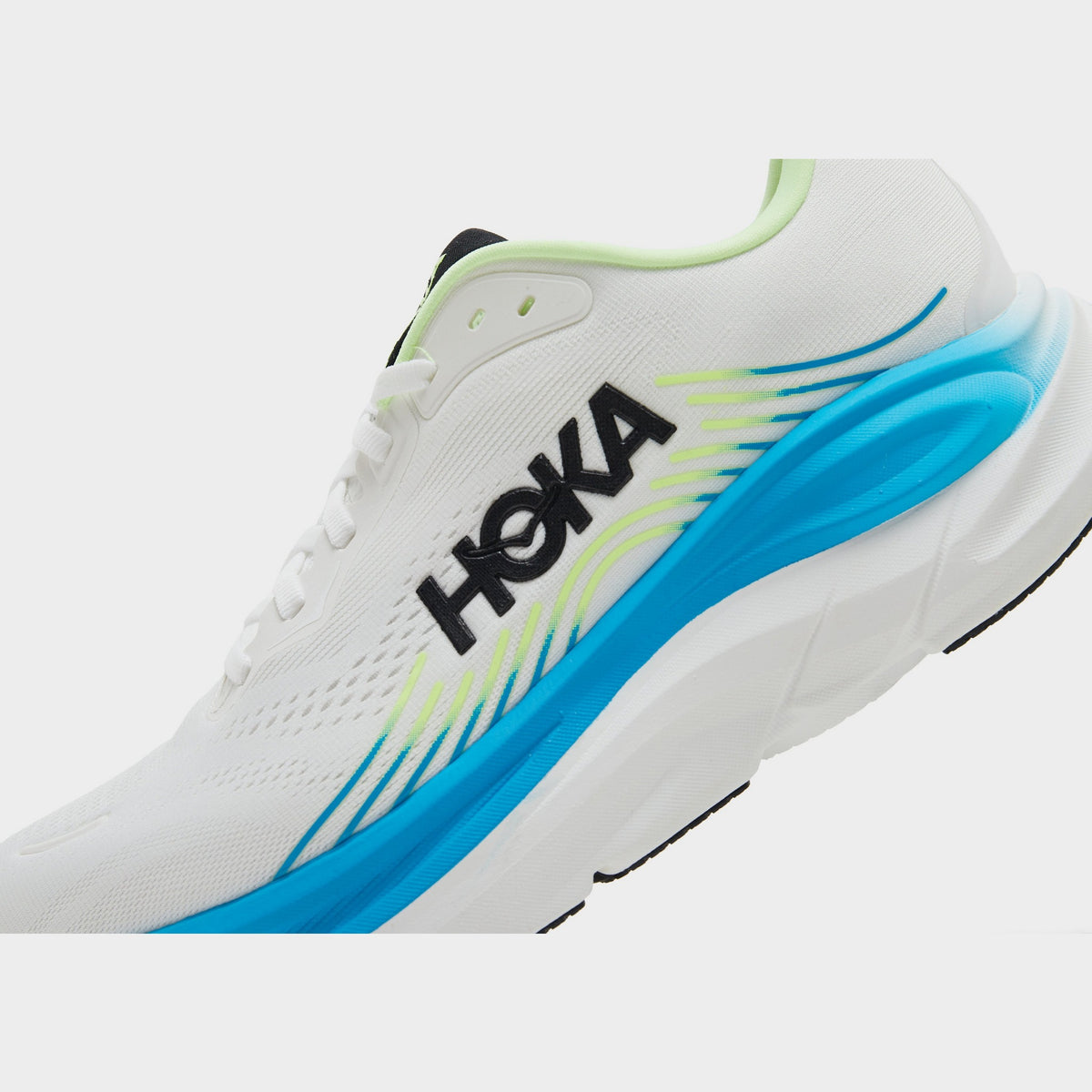 White HOKA Clifton 11