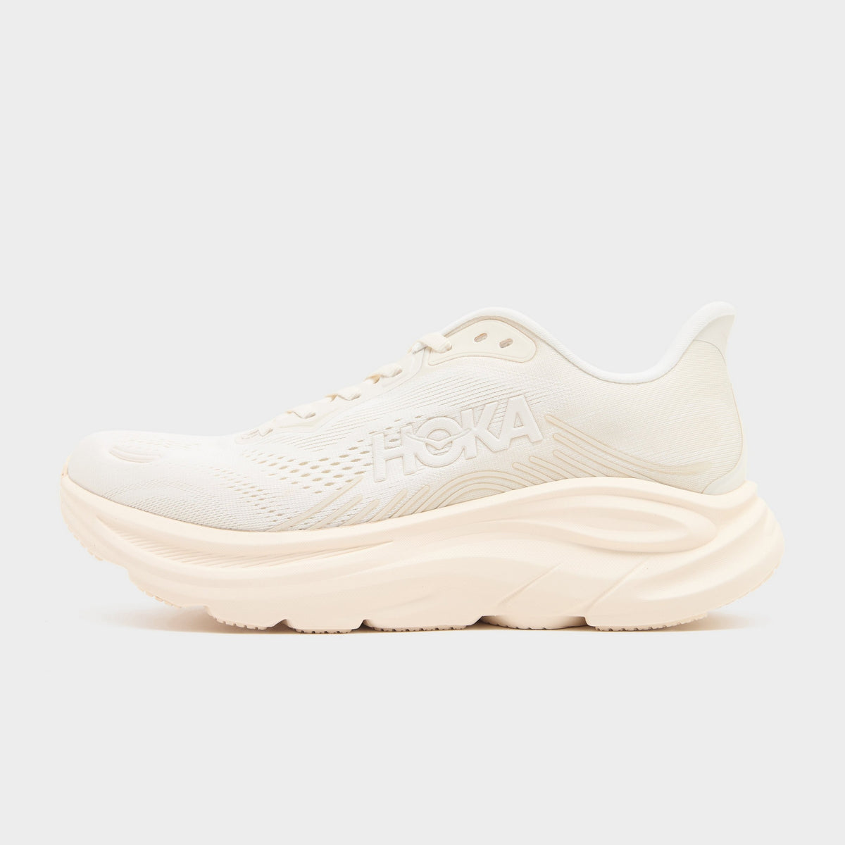 White HOKA Clifton 11 Women's