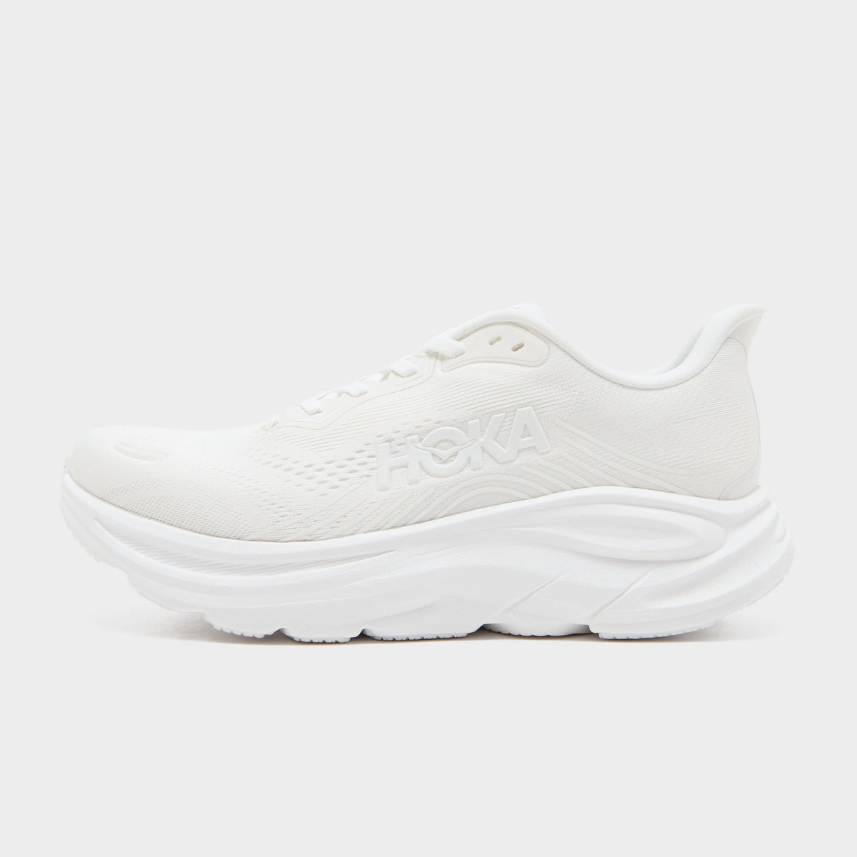 White HOKA Clifton 11 Women's