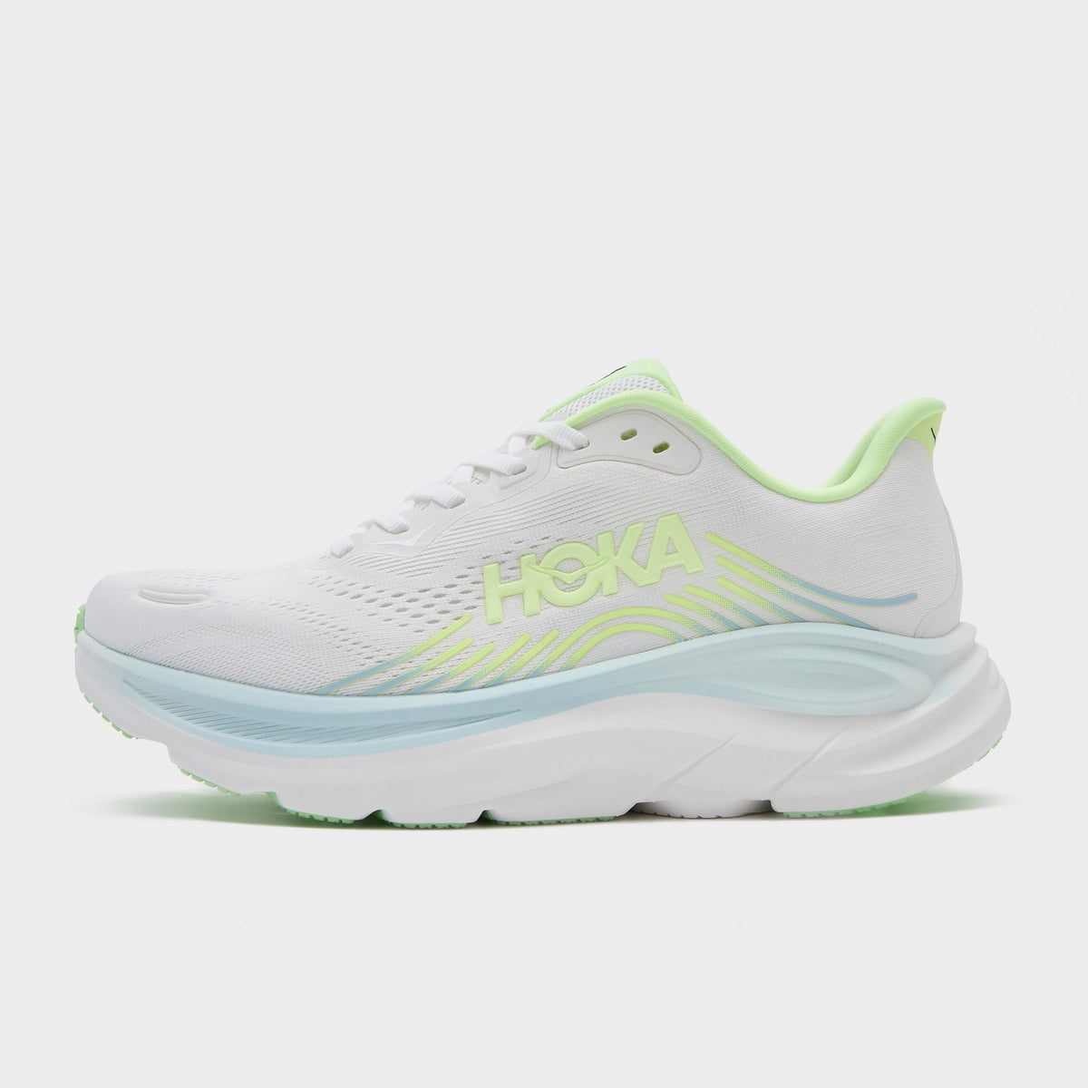 White HOKA Clifton 11 Women's