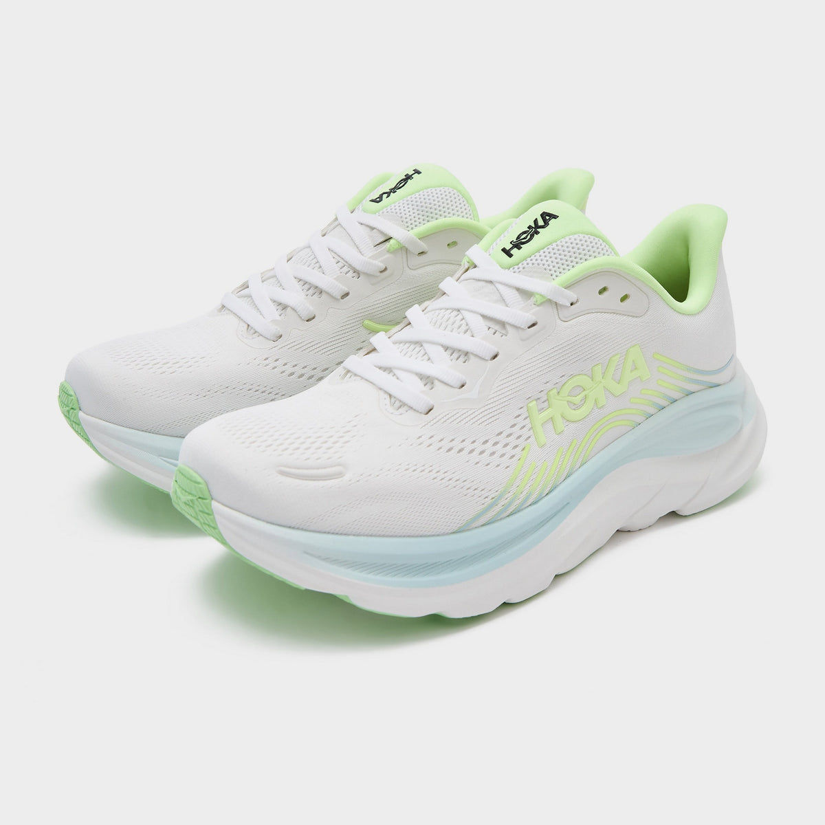 White HOKA Clifton 11 Women's