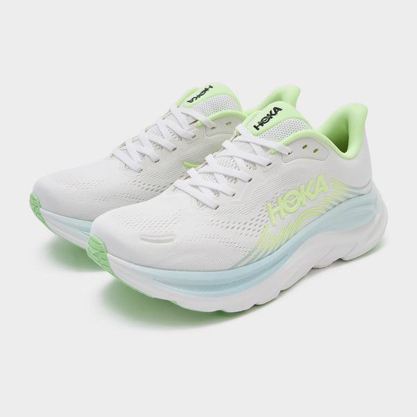 White HOKA Clifton 11 Women's