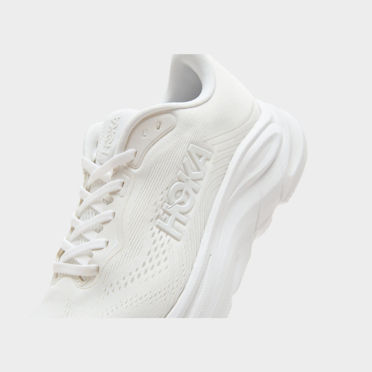 White HOKA Clifton 11 Women's