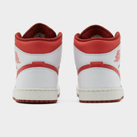 White Jordan Air 1 Mid