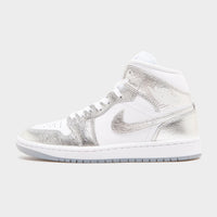 White Jordan Air 1 Mid Women's