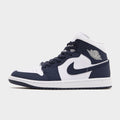 White Jordan Air 1 Mid Women's