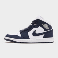 White Jordan Air 1 Mid Women's